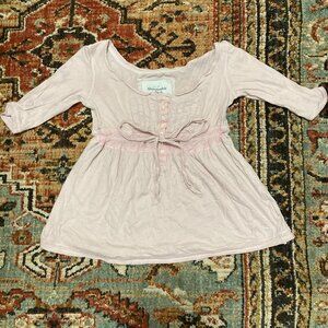 Y2K Vintage Pink Abercrombie Babydoll Top